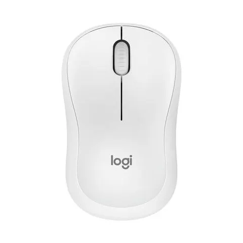 Logitech M240 Maus Weiß 3 Tasten – Bild 2