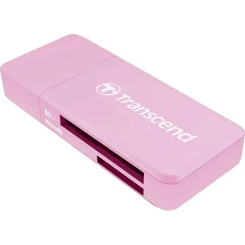 Card Reader Transcend F5 USB3.0 SD/microSD Card Reader pink – Bild 2