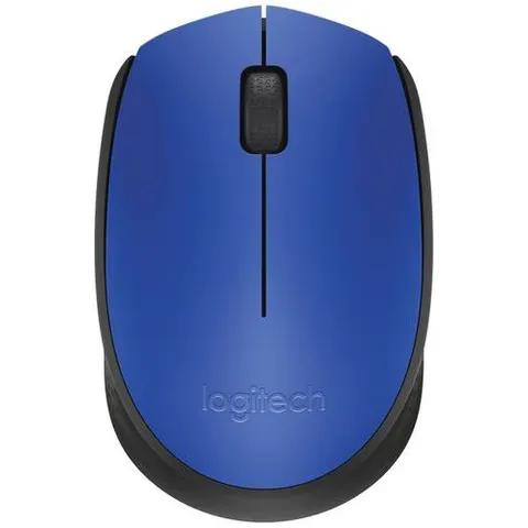Logitech Wireless Mouse M171 blue retail – Bild 2