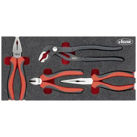 Vigor V5633N Zangen-Set 4teilig – Bild 2