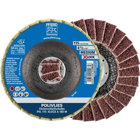 PFERD TOOLS 44694202 Fächerscheibe Durchmesser 115 mm 5 St. – Bild 2