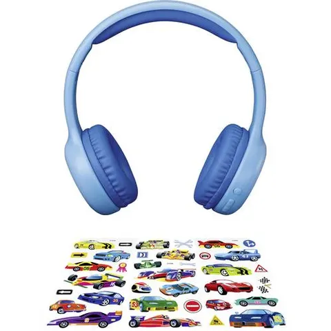 Lenco HPB-110BU Over Ear Kopfhörer Blau – Bild 2