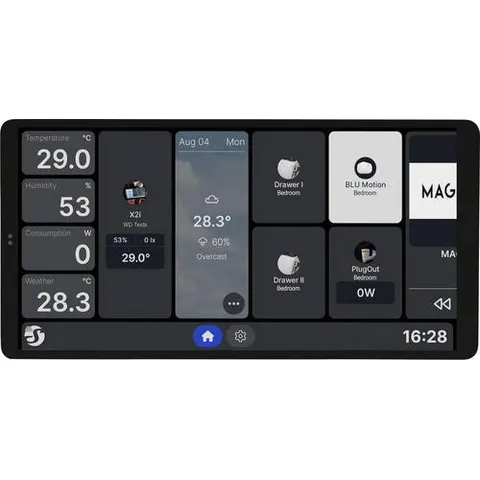 Shelly Wall Display X2i Silber WLAN · Silber – Bild 2