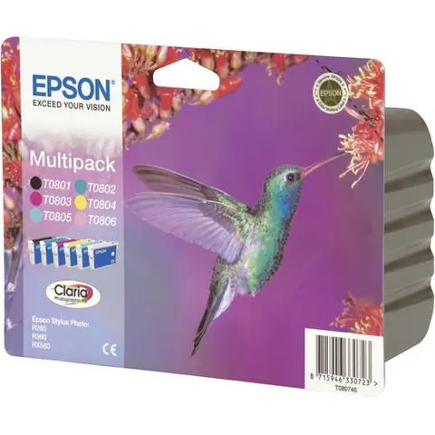 Epson T0807 - 6-farbig - Druckerpatrone - Multipack – 494173 – Bild 3