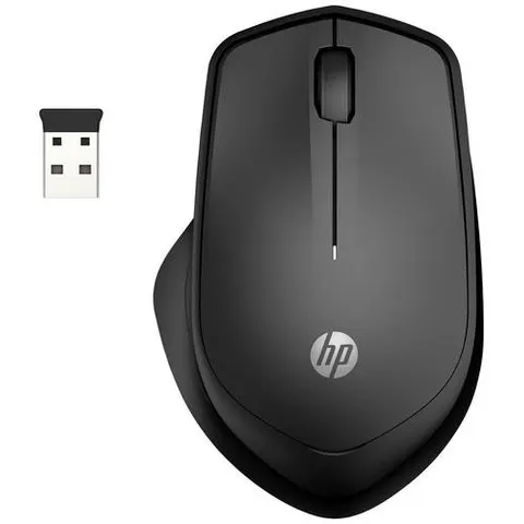 HP 280 Silent Wireless Mouse – Jet Black – Bild 2