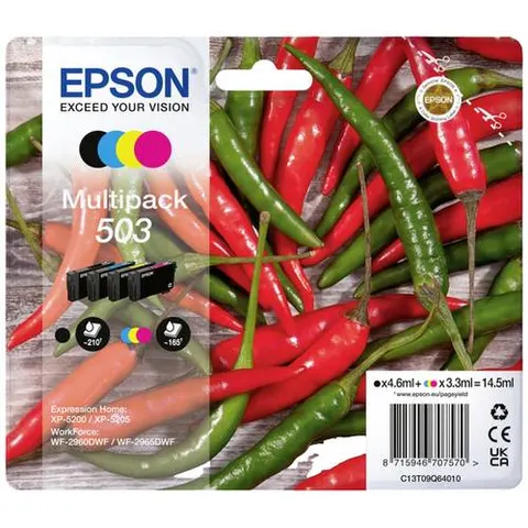 Epson 503 (C13T09Q64010) - 4-farbig - Druckerpatrone - Multipack – Bild 3