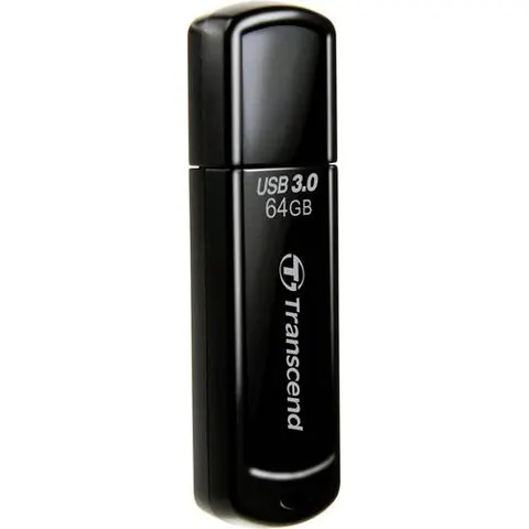 TRANSCEND JetFlash 700 64GB USB 3.0 – Schwarz – Bild 2