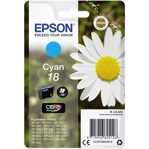Patrone Epson 18 cyan T1802 – Bild 2