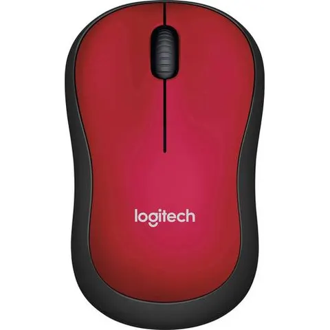 Logitech Wireless Mouse M185 red – Grau – Bild 2