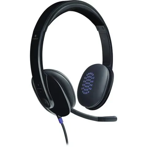 Logitech H540 USB Headset – Schwarz – Bild 2
