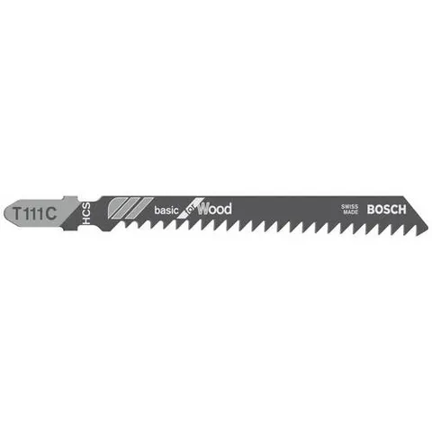 Bosch Stichsägeblatt T 111 C Basic for Wood, 100er-Pack – Bild 2