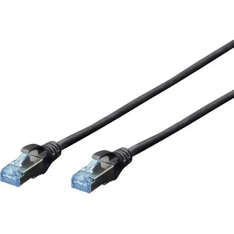 DIGITUS Patchkabel Kat. 5e, SF/UTP, 2,0 m, schwarz – Bild 2