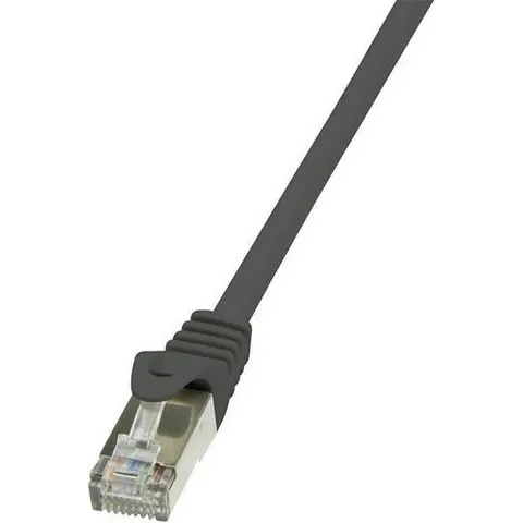 LogiLink Patchkabel, Kat. 5e, F/UTP, 1,0 m, schwarz – Bild 2