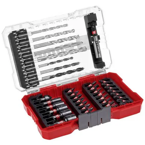 Bit-Set EINHELL "M-CASE Kassette Mix 39tlg LS", rot (bunt), Bits, Bit-Set bunt Einheitsgröße – Bild 2