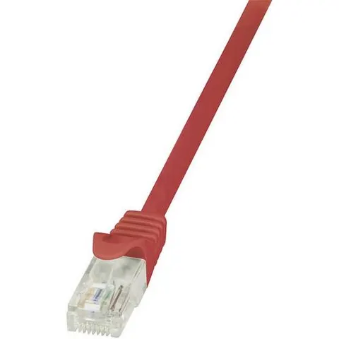 LogiLink Patchkabel EconLine, Kat. 6, U/UTP, 1,0 m, rot – Bild 2