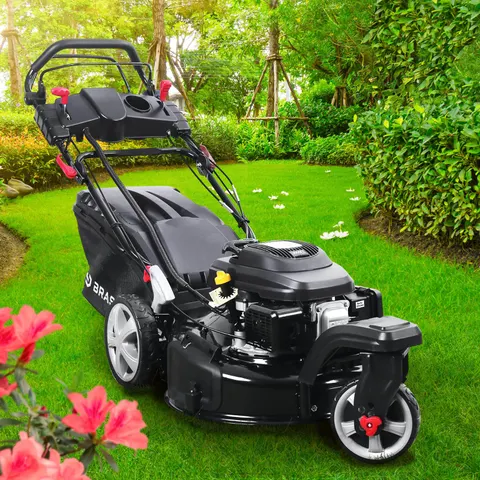 BRAST Benzin Rasenmäher 21224 Trike E-START – Bild 2