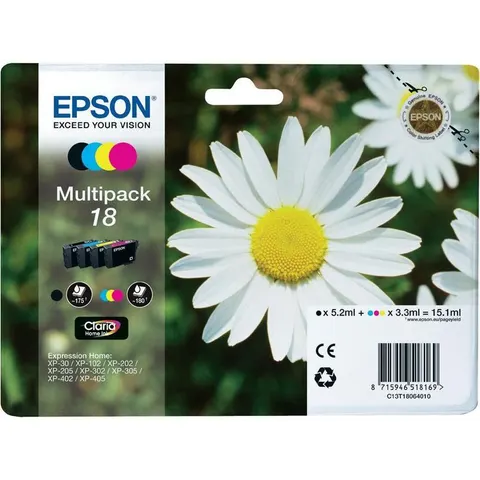 Epson 18 (C13T18064010) - 4-farbig - Druckerpatrone - Multipack – Bild 2