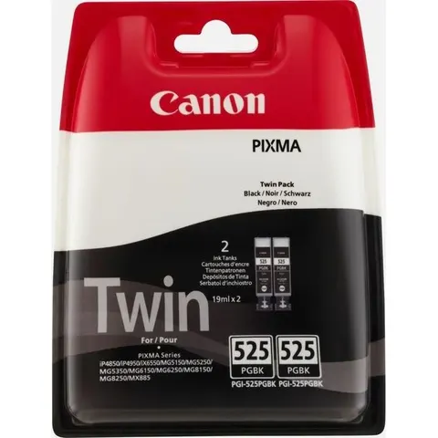Canon PGI-525PGBK2 Druckerpatrone - 2x Schwarz - Multipack – Bild 2