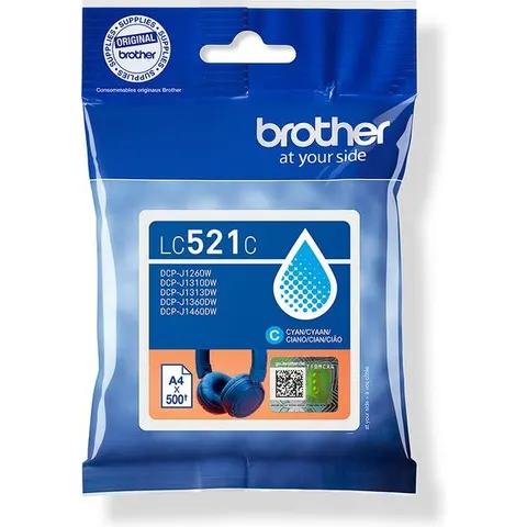 Brother LC-521C - Cyan - Druckerpatrone – Bild 2
