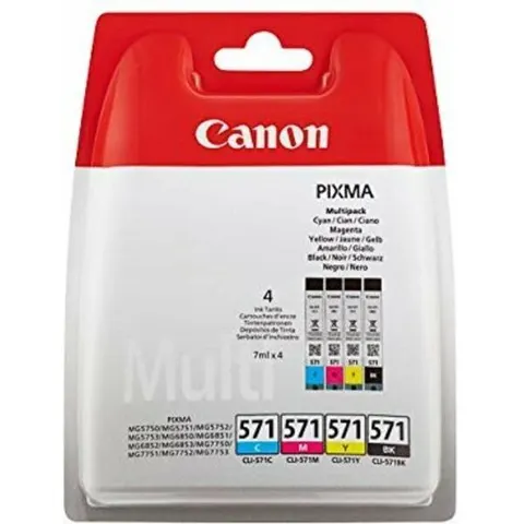 Canon CLI-571BK/C/M/Y - 4-farbig - Druckerpatrone - Multipack – 0386C005 – Bild 2