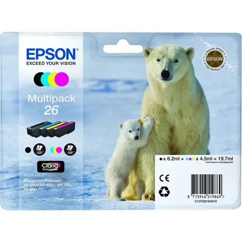 Epson 26 (C13T26164012) - 4-farbig - Druckerpatrone - Multipack – Bild 2