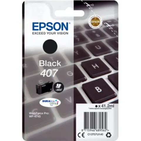 Epson 407 (C13T07U140) - Schwarz - Druckerpatrone – Bild 2