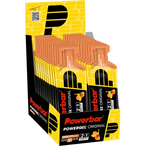 Powerbar Energiegel Tropical Fruit Box – Bild 2