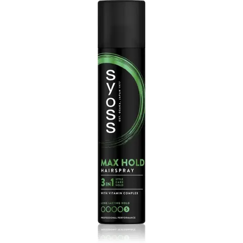 Syoss Max Hold Haarspray mit extra starker Fixierung 300 ml – Bild 2