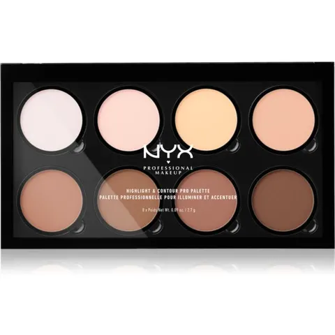 NYX PROFESSIONAL MAKEUP Highlight & Contour Pro Palette – Multi 16 – Bild 2