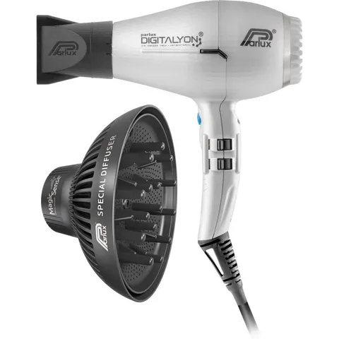 Parlux Digitalyon + Magic Sense Haartrockner + Diffuser Silver 1 St. – Bild 2