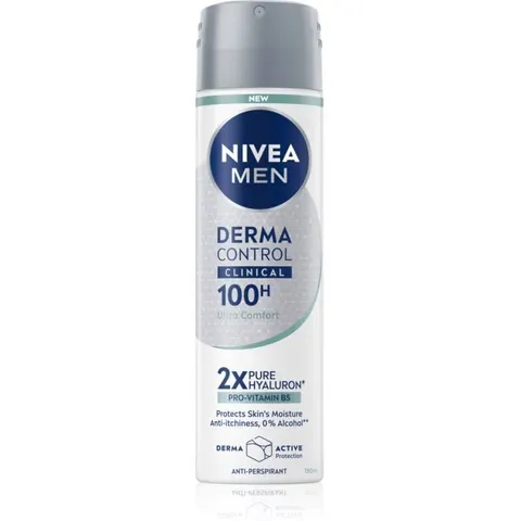NIVEA MEN Derma Dry Control Antitranspirant-Spray 150 ml – Bild 2