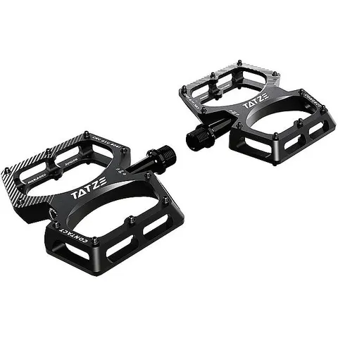 TATZE Flatpedale Contact CNC schwarz L B – Bild 2