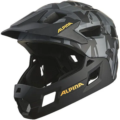 ALPINA Kinder Fullface MTB-Helm Rupi grau B – Bild 2