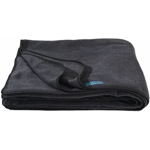 COCOON Fleecedecke Travelblanket Fleece grau B – Bild 2