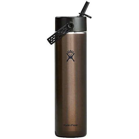 HYDRO FLASK Trinkflasche Flex Straw Cap Lightweight 710ml isoliert braun B – Bild 2