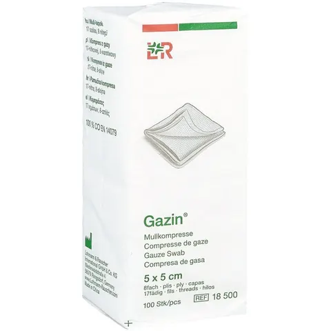 Gazin Op Kompressen 5x5cm 8fach – Bild 2