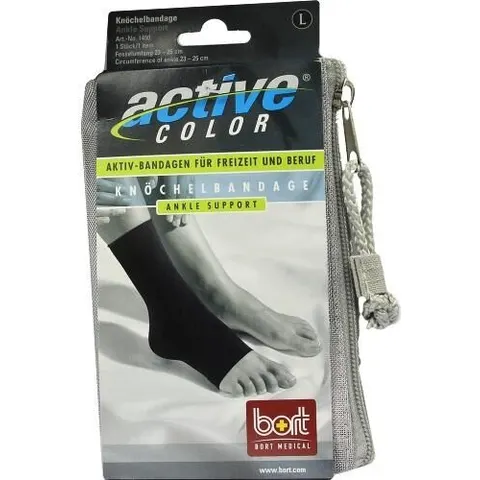 Bort Activecolor Knöchelbandage L schwarz – Bild 2