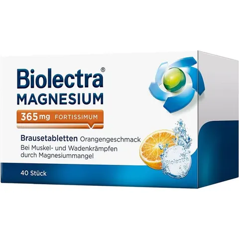 Magnesium Biolectra fortissimum Orange Brausetabletten – Bild 2