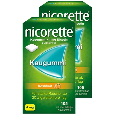 nicorette® Kaugummi 4 mg freshfruit – 08101511 – Bild 2