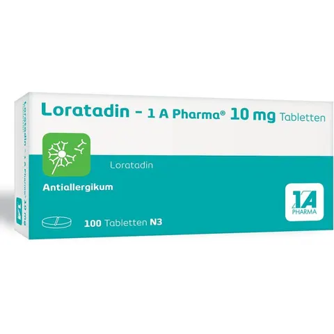 1 A Pharma Loratadin-1A Pharma Tabletten 100 St – Bild 2