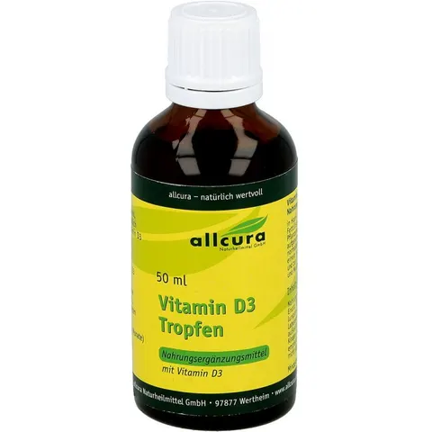 allcura Vitamin D3 Tropfen – Bild 2