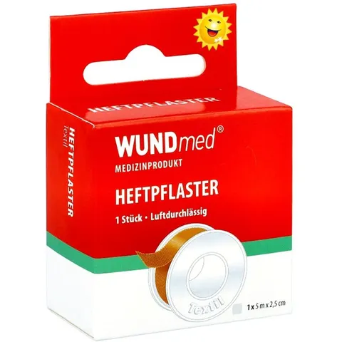 WUNDmed Heftpflaster Textil 2,5 cmx5 m – Bild 2