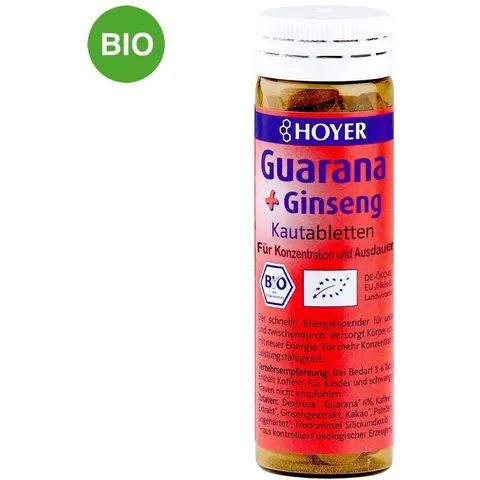 Hoyer Guarana & Ginseng Kautabletten – Bild 2