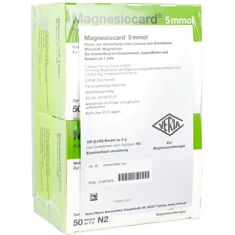 Magnesiocard 5 mmol Pulver – 01667870 – Bild 2