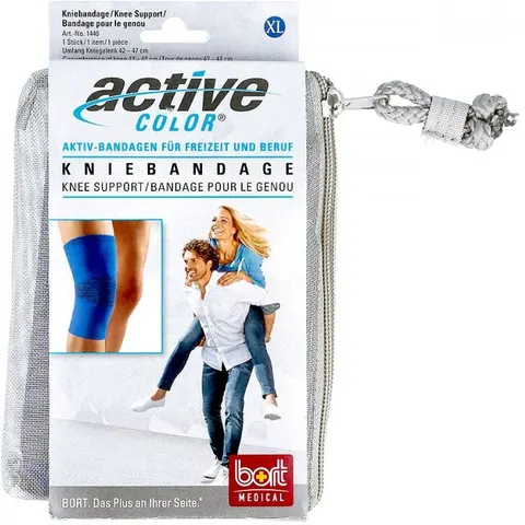 Bort Activecolor Kniebandage x-large blau – Bild 2