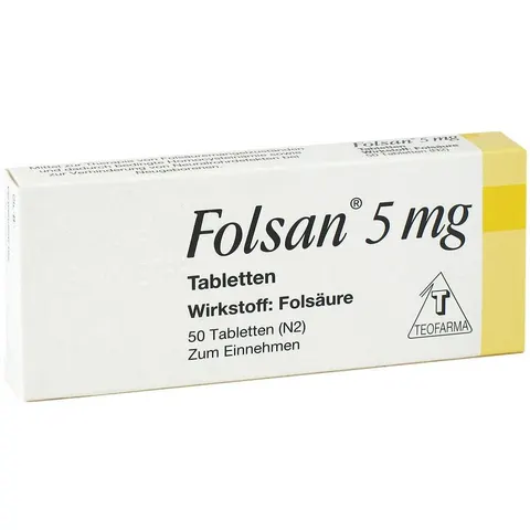 Folsan 5 mg Tabletten – 09640907 – Bild 2