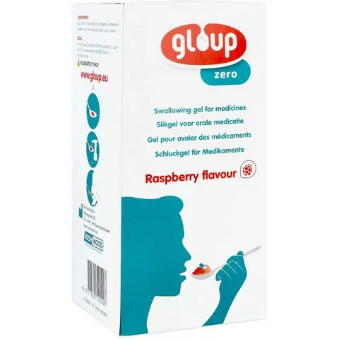 Gloup Zero Medikamenteneinnahme Gel Himbeere – Bild 2