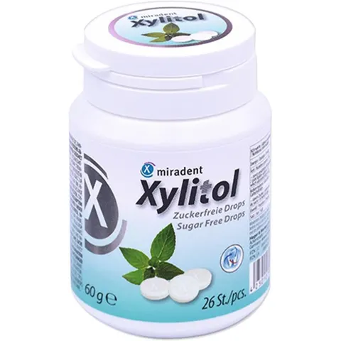 Miradent Xylitol Drops Mint Dose 60g – Bild 2