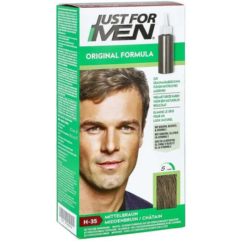 Just for men Tönungsshampoo mittelbraun – Bild 2