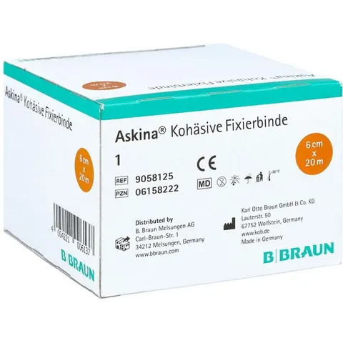 Askina Fixierbinde 20mx6cm kohäsiv – Bild 2